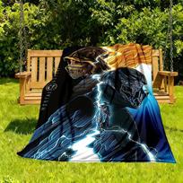 1 vnt. Mortal Kombat, Sub-Zero Lauko pledas Lengvas flanelinis, Minkštas ir šiltas, Visų sezonų, Lauko, Stovyklavimui, Svetainės, Biuro, L1106021 80x120cm