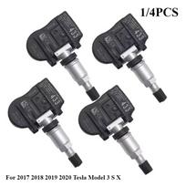 1034602-00-A 1/4PCS TPMS Tire Pressure Monitor Sensor 433MHZ 4PCS For 2017 2018   Tesla Model 3 S X NEW 1pc