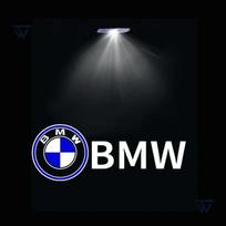 2/4 vnt. automobilio durų LED pasveikinimo lemputė tinka BMW E90E91E92E93E60E61F10f07E63E64F12f3F30E87 dekoratyvinei lempai. automobilių priedai 2pcs