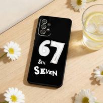 67 Six Seven Phone Case For Samsung S26,S25,S24,S21,S22,S23,S30,Ultra,S20,Plus,Soft Silicone Black Cover Samsung S24ULTRA
