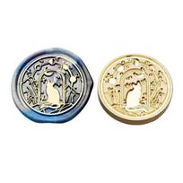 Butterfly Icon Wax Seal Stamp Replace Head Antique Metal Star Sky Pattern Sealing Wax Seals Head Retro Flowers