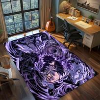 Jujutsu Kaisen Anime Rug Carpet Large Area Rug Non Slip Washable Floor Mat Gamer Room Bedroom Home Decor 60x90cm