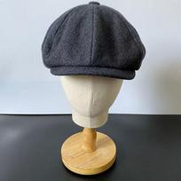 Britiški Retro Didelio Dydžio Vilnoniai Newsboy Kepurės Vyrams Zigzago Plokščios Kepurės Moterims Vyras Dažytojo Kepurė Minkštos Rudens Žiemos Kepurės Aštuonkampė Kepurė M56-58CM tamsiai pilka spalva