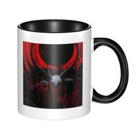 Hollow Knight The Knight Mug Funny Ceramic Coffee Cups Tea Mugs Milk Cup Drinkware Gifts for Friends One Size gray