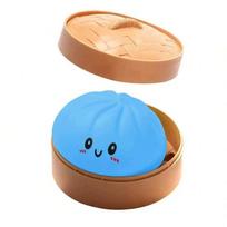 Super Soft Bun Slow Rising Squishy, Cute Dumpling Stress Relief Squeeze Toy with Steamer, Anxiety Relief & Focus Fidget Toy United States