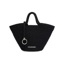 Balenciaga Ibiza Smėlio spalvos Pintas Avikailio Pečių Crossbody Krepšys Mažas Moteriškos rankinės Juoda 695612210971090 Basic Set (Bag+Dust Bag)