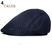 Unisex Fashion Duck Mesh Sun Flat Golf Beret sboy Cabbie Baseball Hat Unisex Hats tamsiai mėlyna spalva