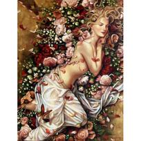 Full Round Drill 5D DIY Diamond Embroidery Sleeping Beauty Diamond Painting Cross Stitch Rhinestone 20X30CM