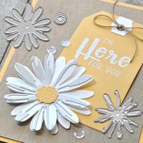 Gėlių Scrapbooking kortelės trafaretas, pjaustymas reljefiniu popieriumi, miršta, formuojasi one size