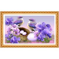„Pasidaryk pats“ deimantinis paveikslas, siuvinėjimas kryželiu, siuvinėjimas drugelis orchidėja, apvalus, pilnas deimantinis amatai, rankdarbiai 20X30CM purple