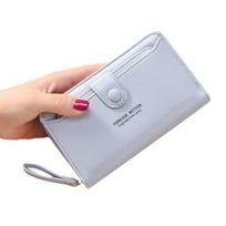 Clutch Bag Multifunction Pocket Storage Scratch Resistant Convenient Female Money Coin Purse for Work šviesiai mėlyna spalva