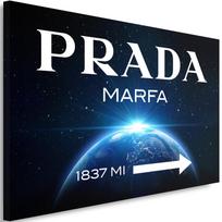 Canvas print Prada Marfa Planet 60x40 mėlyna