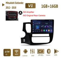 Skirta Mitsubishi Outlander 3 GF0W GG0W 2012–2018 m. Android Carplay automobilio radijo daugialypės terpės grotuvas 2 Din GPS galvos blokas 2+32GB 1+16GB,A