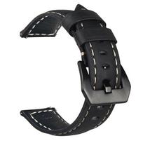 20mm Crazy Horse Genuine Leather Strap for Samsung Galaxy Watch 5 Pro Active 2 40mm 44mm Watch4 Classic 42mm 46mm wrist band Band width 20m juoda