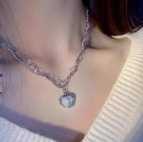 Vintage Moon Star Choker karoliai moterims Madingi krištolo pakabukai karoliai mergaitei miela raktikaulio grandinėlė papuošalai aksesuarai
