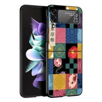 Coque Samsung Galaxy Zflip3 Zflip Z Flip 3 5g Z Flip 4 Flip3 Zflip4 Zflip Hard PC Demon Slayer spalvotų spausdinimo dėklų dėklas Samsung Z Flip 5G