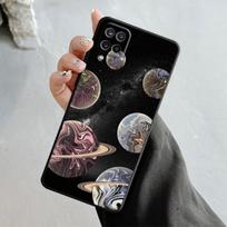 Telefono dėklas Samsung Galaxy A70 A70s A50 A30s A04s A20s A20e A02 A02s A03 A42 M52 M31 M04 Dėklas Galaxy Dangaus kūnas Meilė Samsung M31 black