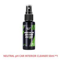 S21 Neutralus automobilio valymo interjero dalims Plastiko atnaujinimo skystis Odos taisymas Sausos putos Valiklis Purškiklis Putojantis agentas švarus 50ml black