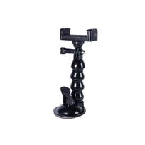 Windshield Car Phone Holder Bracket 360 Rotation Suction Cup Mobile Holder in Car Universal Mount Interior short style black