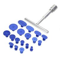 19pcs/set Universal Car Dent Puller Plastic Suction Cup For Pulling Vehicle Remove Dents Tabs Sheet Metal Repair Tool Kit 1 set