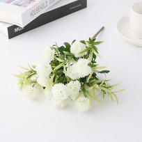 4 Bunches Small Carnation Artificial Flowers Bulk Fake Flower with Stems Silk Carnation Flowers for Outdoors Wedding Home Hotel Decorations balta