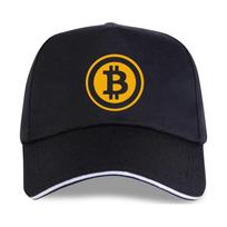„Bitcoin Homme De Marque“ beisbolo kepuraitė vasaros mada Juokinga virtuali valiuta, laisvalaikio S-3XL unisex black
