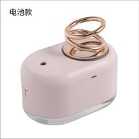Suspended Humidifier Usb Mini Humidifier Household Ultrasonic Atomizer Air Humidifier For Home Changing Lights Led Humidifier Pink gray