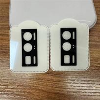 Skirta Xiaomi Redmi K70 K70e K50 K60 Pro Ultra Camera Black Plating Silk Printing Lens 9H grūdinto stiklo apsauga, apsauginė plėvelė 1 Pcs (K60/K60 Pro) juoda