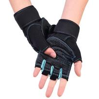 1 Pair Sport Gloves Men Breathable Gym Fitness Training Wrist Glove
