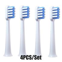 4PCS/set BEI Clean suitable for C1 S7 Oral Care Toothbrush Head mėlyna