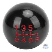 Pavarų perjungimo rankenėlė M10x1. Apvalus pakeitimas Civic Fit FD2 FN2 EP3 DC2 DC5 S2000 F20C 6 Speed Black