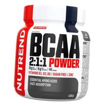BCAA su glutaminu ir vitaminais, BCAA 2:1:1 milteliai, Nutrend 400 g serbentų (28119013) 400g Blue raspberry