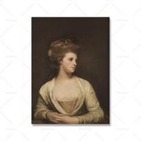 Moters Portretas Vintage Sienos Menas Galerijos Spaudinys Plakatas Moteriškas Viktorietiškas Drobės Tapyba Abstrakčios Nuotraukos Svetainės Dekoras 40x60cm No Frame black