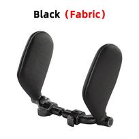 Automobilio sėdynės galvos atrama Kaklo pagalvė Pagalvėlė Atminties putos Automobilio kelionės poilsio pagalvė Miego šoninė kaklo galvos atrama vaikams Fabric Black
