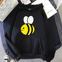 Anime bičių ir šuniukų džemperis Kawaii žiemai šilti moteriški drabužiai pavasario/rudens unisex megztiniai Vintage Harajuku Sudadera Unisex 2XL