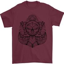 Anchor Skull Sailor Sailing Captain Pirate Ship Unisex T-shirt S