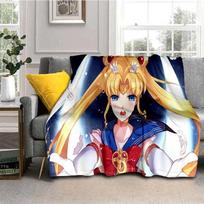 Moon Girl blanket for beds,Flannel thin blanket for summer, Anti-Pilling cooling blanket,Portable picnic blanket 75x100cm (30x40inch)