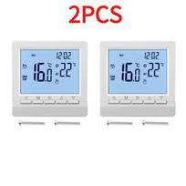 1–10 vnt. programuojamas dujinio katilo termostatas, vandens šildymo temperatūros reguliatorius, rankinis LCD termostatas su „Kid Lock Smart Home“ 2PCS