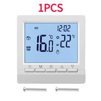 1–10 vnt. programuojamas dujinio katilo termostatas, vandens šildymo temperatūros reguliatorius, rankinis LCD termostatas su „Kid Lock Smart Home“ 1PCS