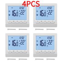 1–10 vnt. programuojamas dujinio katilo termostatas, vandens šildymo temperatūros reguliatorius, rankinis LCD termostatas su „Kid Lock Smart Home“ 4PCS