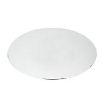 Aluminium Alloy Waterproof Round Desktop Accessory Mat Pad Computer Gaming Mouse sidabras