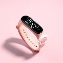 Vaikiški sporto laikrodžiai, tinkami lauko elektroniniams mokinių laikrodžiams, rodantiems laiką One Size
