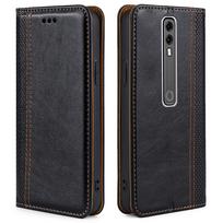 Sujungiama atverčiama piniginė dėklas Itel A48 Blackview A100 A80 A60 Pro Alcatel 1S 3L 3X Cubot X30 C30 Ulefone 10P PU odinis viršelis Kortelių lizdas Telefono rėmelis Asus Zenfone 10/Zenfone 10Z juoda
