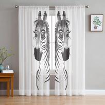 Eskizas tiulio užuolaidos, skirtos gyvenamajam kambariui miegamajam Kalėdų šifonas  Sheer Voile  virtuvės užuolaidos 135W x 114H(cm) white
