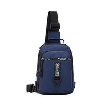 Unisex krūtinės krepšys Paprastas laikymo krepšys Lengvas kelioninis maža kuprinė Crossbody Bag Mada Kasdieniai vienetiniai krepšiai tamsiai mėlyna spalva