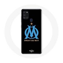 Coque - maniacase - Samsung Galaxy A21S - Noir - Souple - Olympique Marseille OM juoda