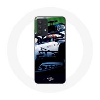 Coque pour Samsung Galaxy A32 5G Formule 1 Pierre Gasly Pilote F1 Blanc balta