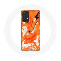 Case - Maniacase - Samsung Galaxy A32 5G - Naruto Kurama - Silicone - Soft juoda