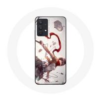 Case - Maniacase - Samsung Galaxy A32 5G - Mikasa Ackerman - Soft - Black juoda