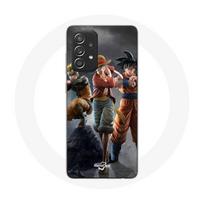 Coque pour Samsung Galaxy A52 Sangoku naruto Luffy one piece Dragon Ball z 3D Anime manga